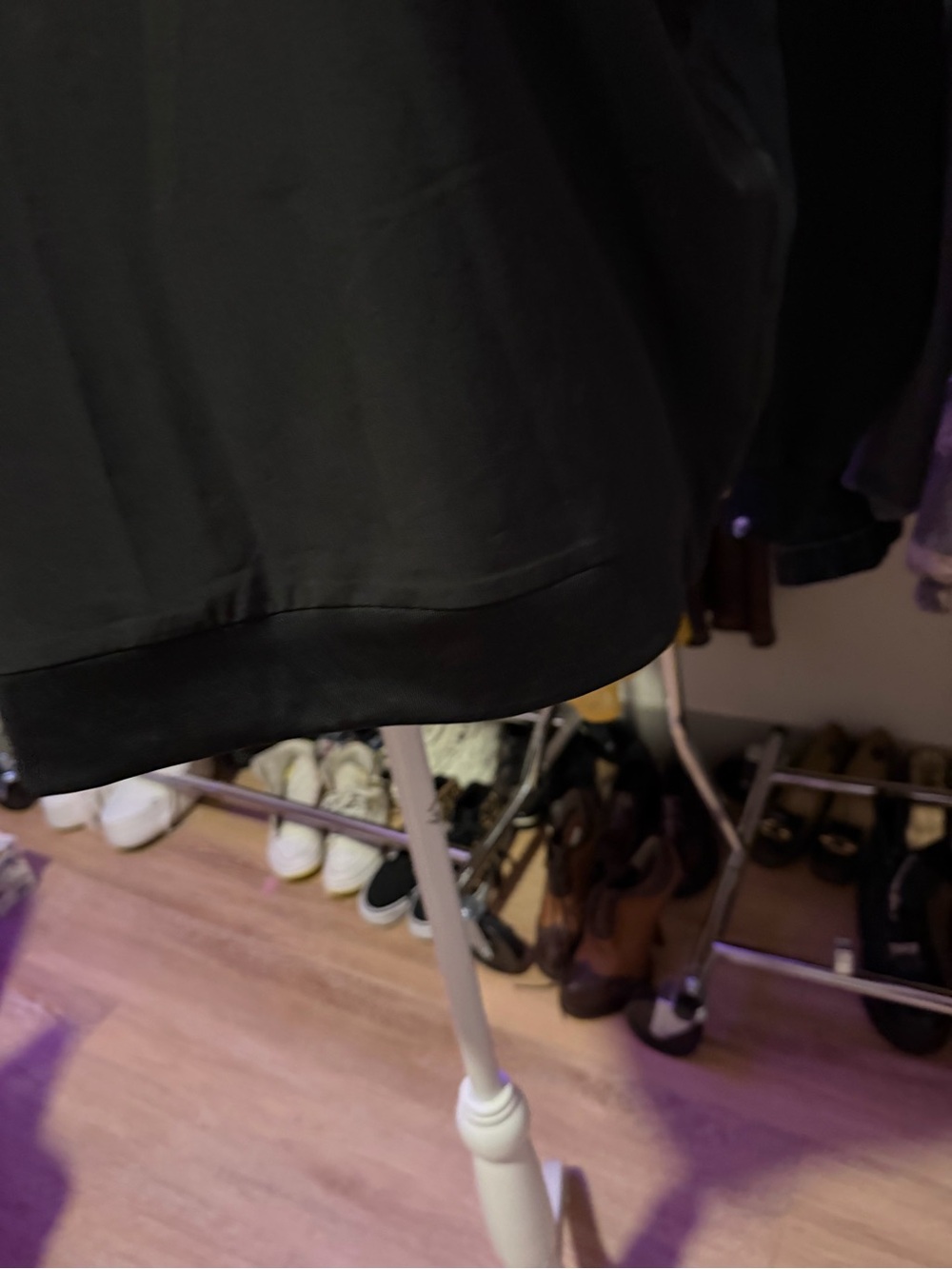 Avia Black Sleeveless Hooded Pullover Top - Picture 7 of 10